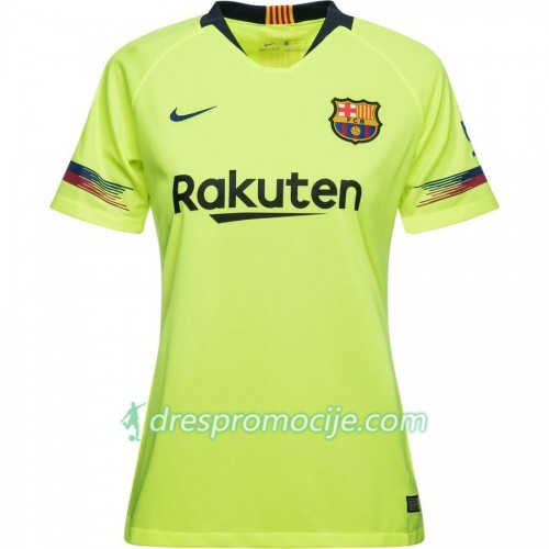 FC Barcelona Dres Ženska Gostujući 2018/19 Kratkih Rukava FC Barcelona Dres Ženska Gostujući 2018/19 Kratkih Rukava